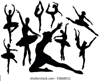 dancer silhouette