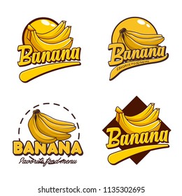 A Set Banana Logo Badge