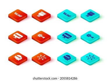 Set Bang boom, gun Comic, Hexagram sheriff, Pointer to wild west, Spur, Drum and Kayak or canoe and paddle icon. Vector