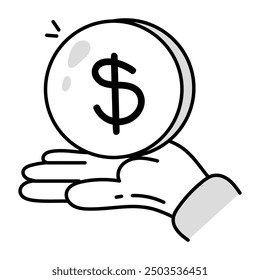 Set of Banking and Finance Doodle Icons 


