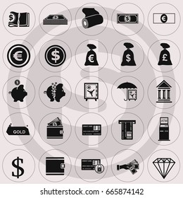Set of Banking Icons.