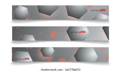 set banner abstract background . vector editable for your design