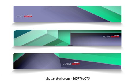 set banner abstract background . vector editable for your design