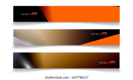 set banner abstract background . vector editable for your design
