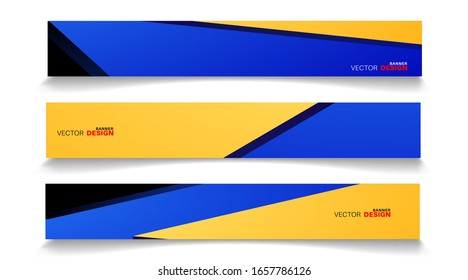 set banner abstract background . vector editable for your design