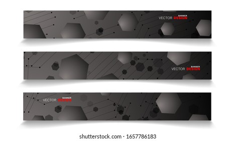 set banner abstract background . vector editable for your design