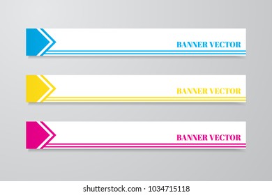 Set Banner Background. Vector