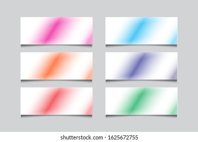Set of banner background, vector illustration, banner template