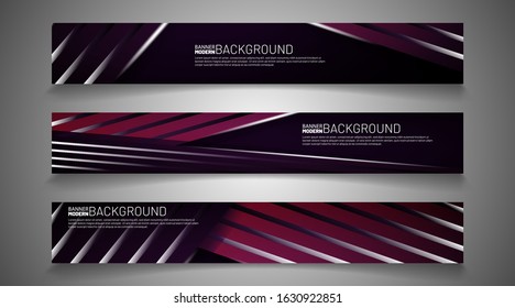 Set banner background for your design. vector graphic design illustration. suitable for your background design