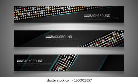 Set banner background for your design. vector graphic design illustration. suitable for your background design