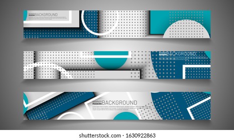 Set banner background for your design. vector graphic design illustration. suitable for your background design