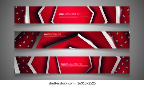 Set banner background for your design. vector graphic design illustration. suitable for your background design