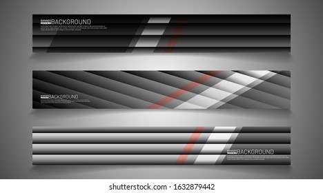 Set banner background for your design. vector graphic design illustration. suitable for your background design