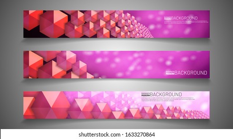 Set banner background for your design. vector graphic design illustration. suitable for your background design
