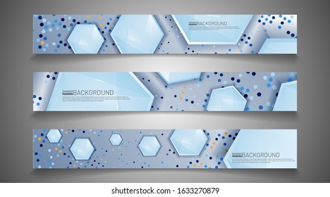 Set banner background for your design. vector graphic design illustration. suitable for your background design