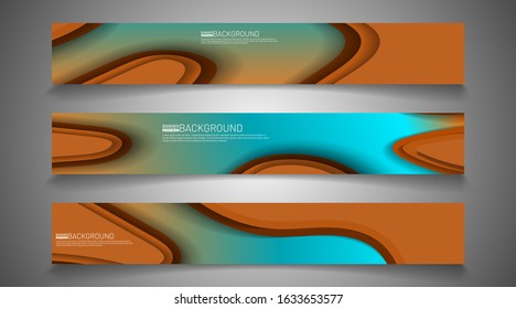 Set banner background for your design. vector graphic design illustration. suitable for your background design