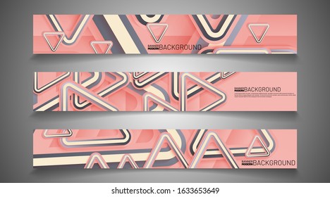 Set banner background for your design. vector graphic design illustration. suitable for your background design
