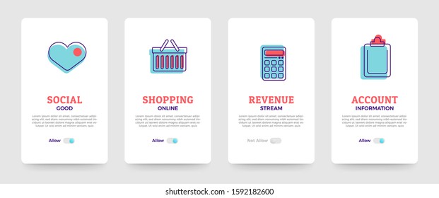Set of banner design template. card design. business solution icons set and layout. Vector illustrate.
