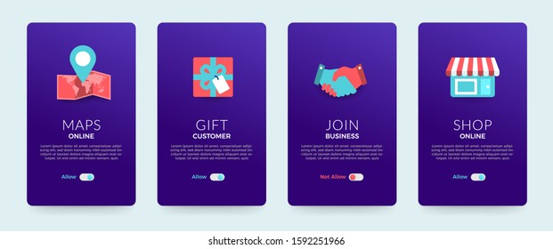 Set of banner design template. card design. business solution icons set and layout. Vector illustrate.