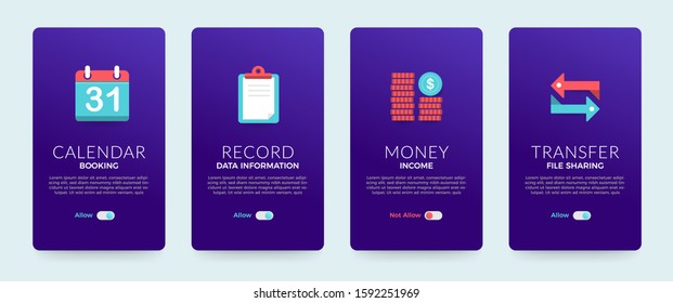 Set of banner design template. card design. business solution icons set and layout. Vector illustrate.