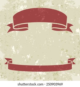 Set of banner ribbons. Vector illustration Eps8.