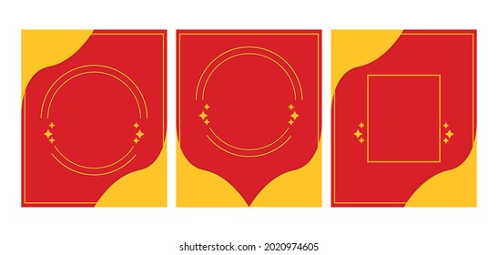 Establecer diseño de plantilla de pancarta. Adecuado para afiches, medios promocionales, anuncios, banners y más.