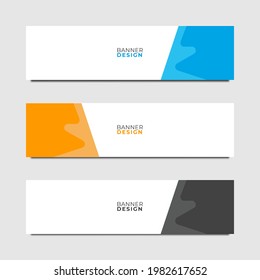 Establecer plantilla de banner Estilo moderno para negocios, publicidad, mercado, etc. Pasos editables 10