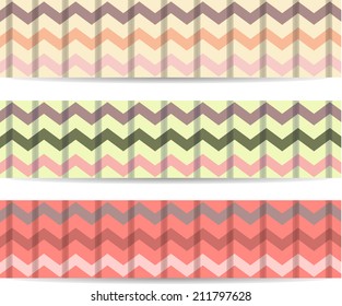 Set of banner templates with abstract background. Eps10 Vector illustration