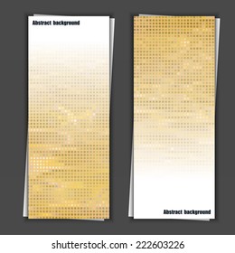Set of banner templates with abstract background. Eps10 Vector illustration