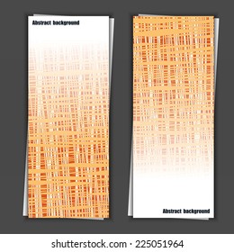 Set of banner templates with abstract background. Eps10 Vector illustration