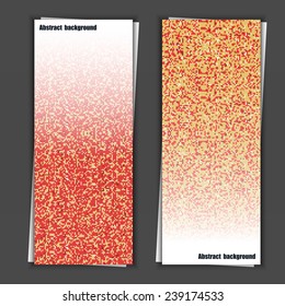 Set of banner templates with abstract background. Eps10 Vector illustration