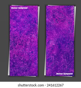 Set of banner templates with abstract background. Eps10 Vector illustration