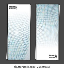 Set of banner templates with abstract background. Eps10 Vector illustration