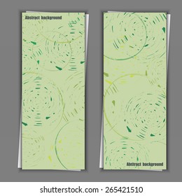 Set of banner templates with abstract background. Eps10 Vector illustration