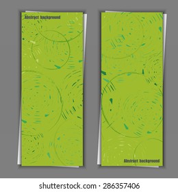 Set of banner templates with abstract background. Eps10 Vector illustration
