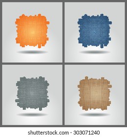 Set of banner templates with abstract background. Eps10 Vector illustration