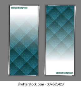 Set of banner templates with abstract background. Eps10 Vector illustration