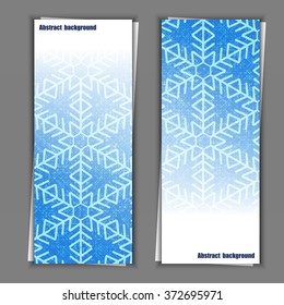 Set of banner templates with abstract background. Eps 10 Vector illustration