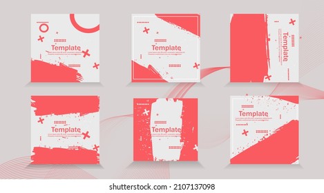 A set of banner templates for design. Vector illustration.