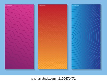 conjunto de plantillas de banner con diseño geométrico