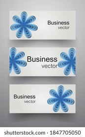 Set of banner templates. Modern abstract Vector Illustration design.