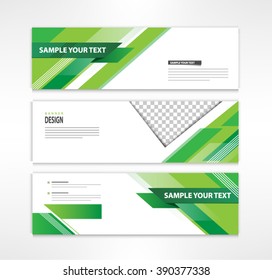 Set of banner templates. modern abstract vector design.
