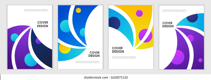 set of banner templates. universe. space design. vector illustration