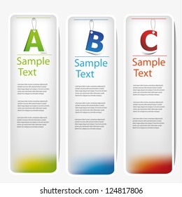 Set of Banner Vector Design