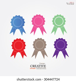 set of banner.ribbon.vector illustration 