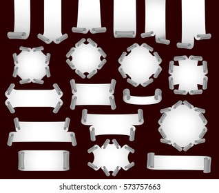 Set of banners