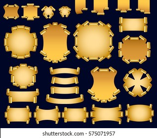 Set of banners