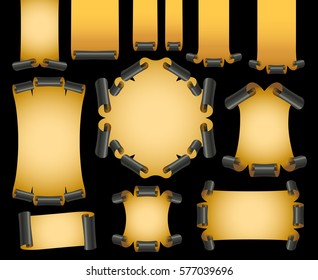 Set of banners