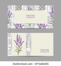 Set of banners with beautiful flowers. Vector illustration.