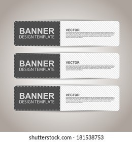 Set of banners, bookmarks, stickers, labels, tags
